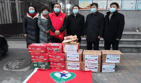常宏向石家莊市新華區捐助愛心物資