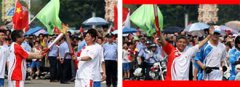 奧運圣火抵達惠州，旭日集團總經理，常宏公司董事長楊勛擔任火炬手